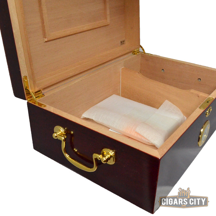 JFK Humidor - 70-100 Cigar Capacity - CigarsCity.com