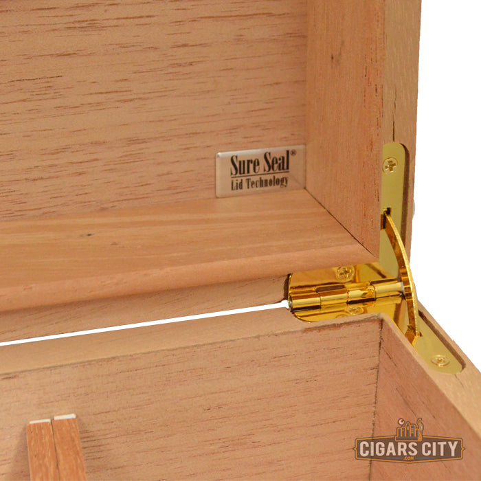 JFK Humidor - 70-100 Cigar Capacity - CigarsCity.com