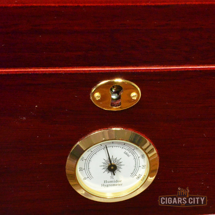 JFK Humidor - 70-100 Cigar Capacity - CigarsCity.com