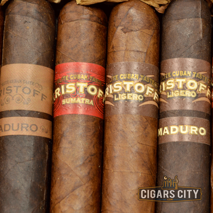 Kristoff Robusto 8-Cigar Sampler Box - CigarsCity.com