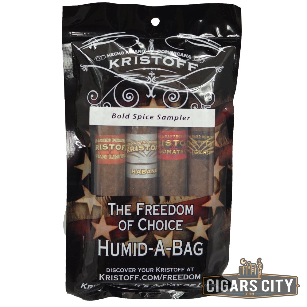 Kristoff Bold Spice Sampler (4 Cigars) - CigarsCity.com