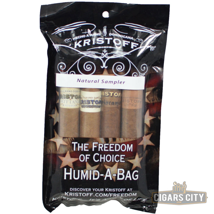 Kristoff Fresh Pack Natural Sampler - CigarsCity.com