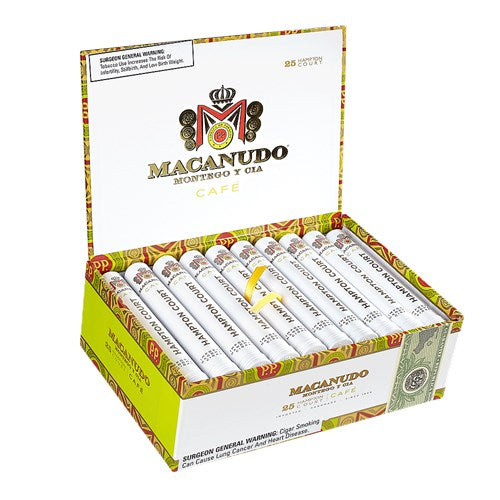 Macanudo - Cafe - Hampton Court Tubes (Corona) - Box of 25