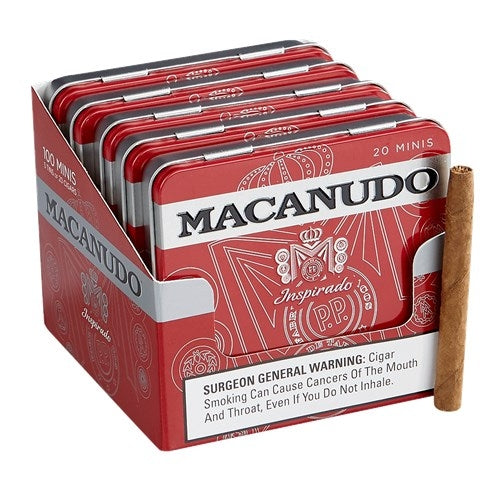 Macanudo Inspirado Red Mini (Cigarillo) Tin of 20 - CigarsCity.com