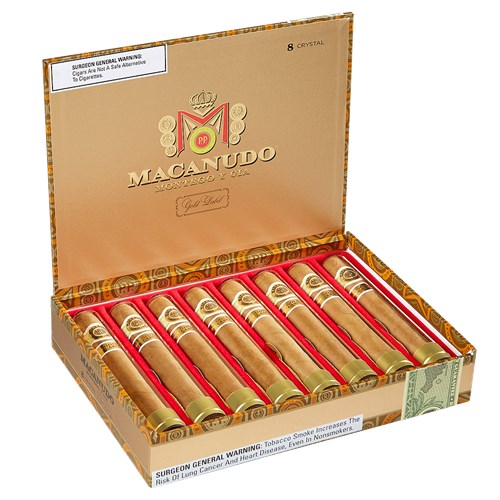Macanudo - Gold Label - Crystal Tubos (Robusto) - Box of 8