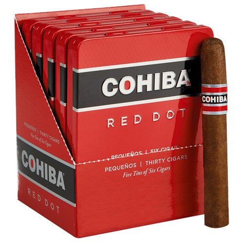 Cohiba Red Dot Pequenos (Cigarillo) - Box of 30 - CigarsCity.com