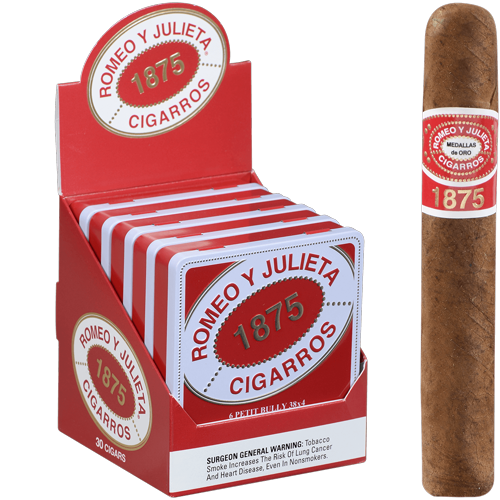 Romeo y Julieta 1875 Petit Bully Corona (4&quot; x 38) - Pack of 30