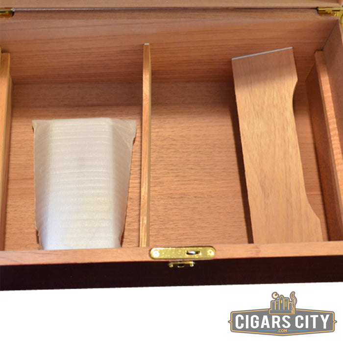 Tuscany Humidor - Cherry - 100 Cigar Humidor - CigarsCity.com