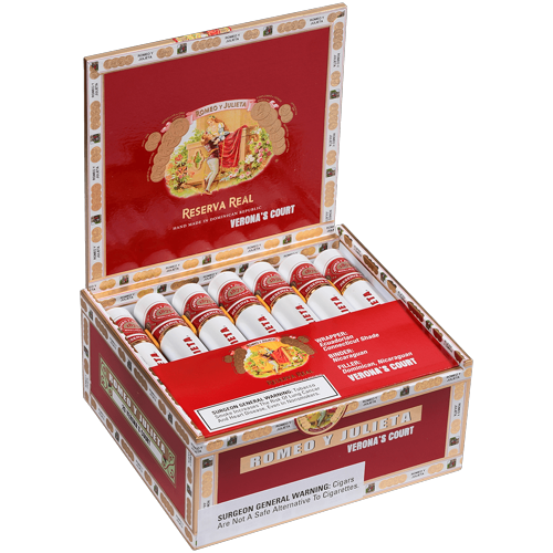Romeo y Julieta Reserva Real Verona&#39;s Court Tube Corona (5.5&quot; x 44)