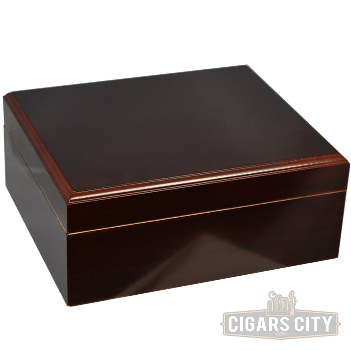 Yukon Cherry Humidor (35-50 Cigar Capacity) - CigarsCity.com