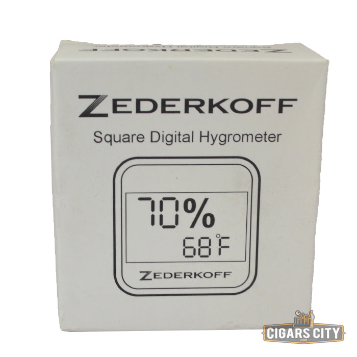 Zederkoff Square Hygrometer - Digital 