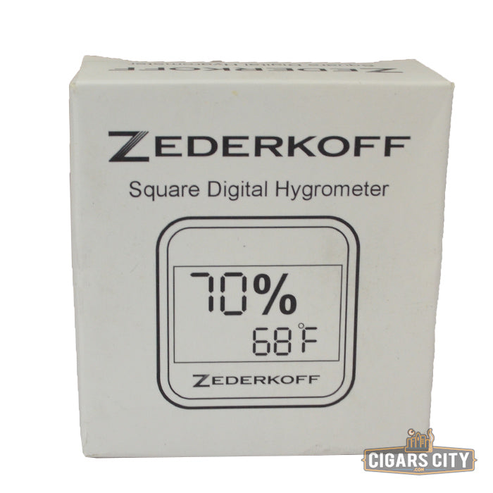 Zederkoff Digital Hygrometer - Square and Round - CigarsCity.com